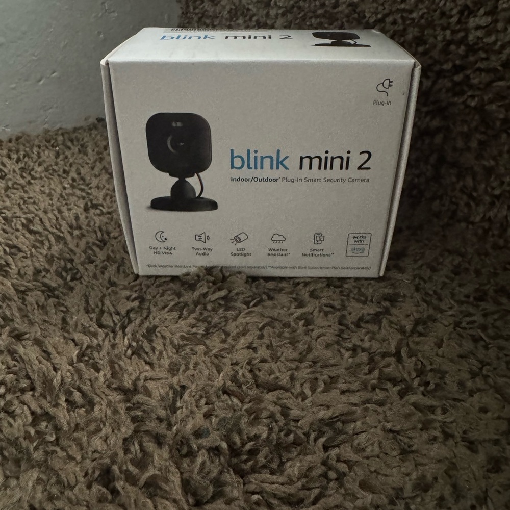 Blink Mini 2 Black Security Camera